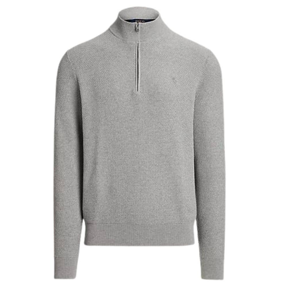 Ralph Grey Sports Half Zip front