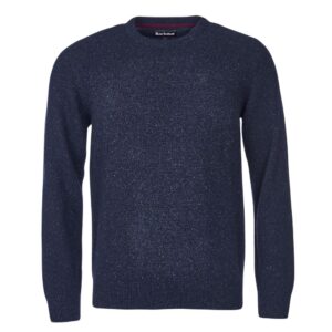 Barbour Tisbury Navy crew neck jumper