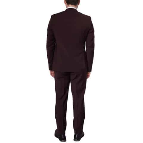 Digel Move Extra Slim Fit Burgundy Suit 2
