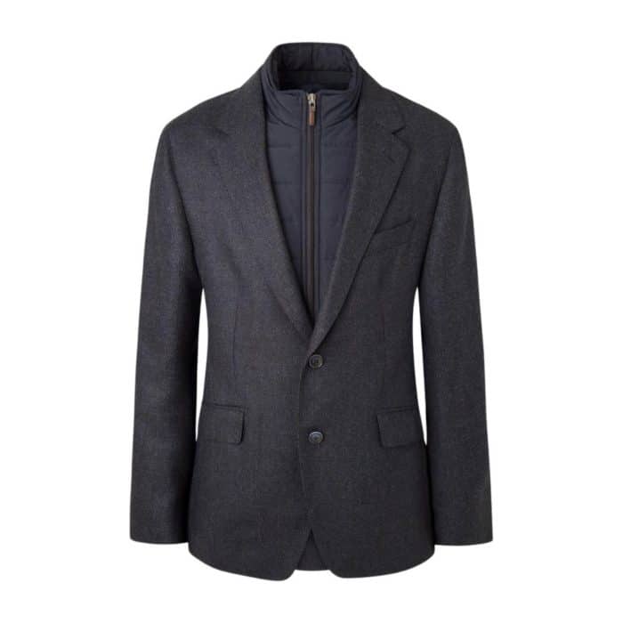 17554 Navy Pocket Detailed Jacket