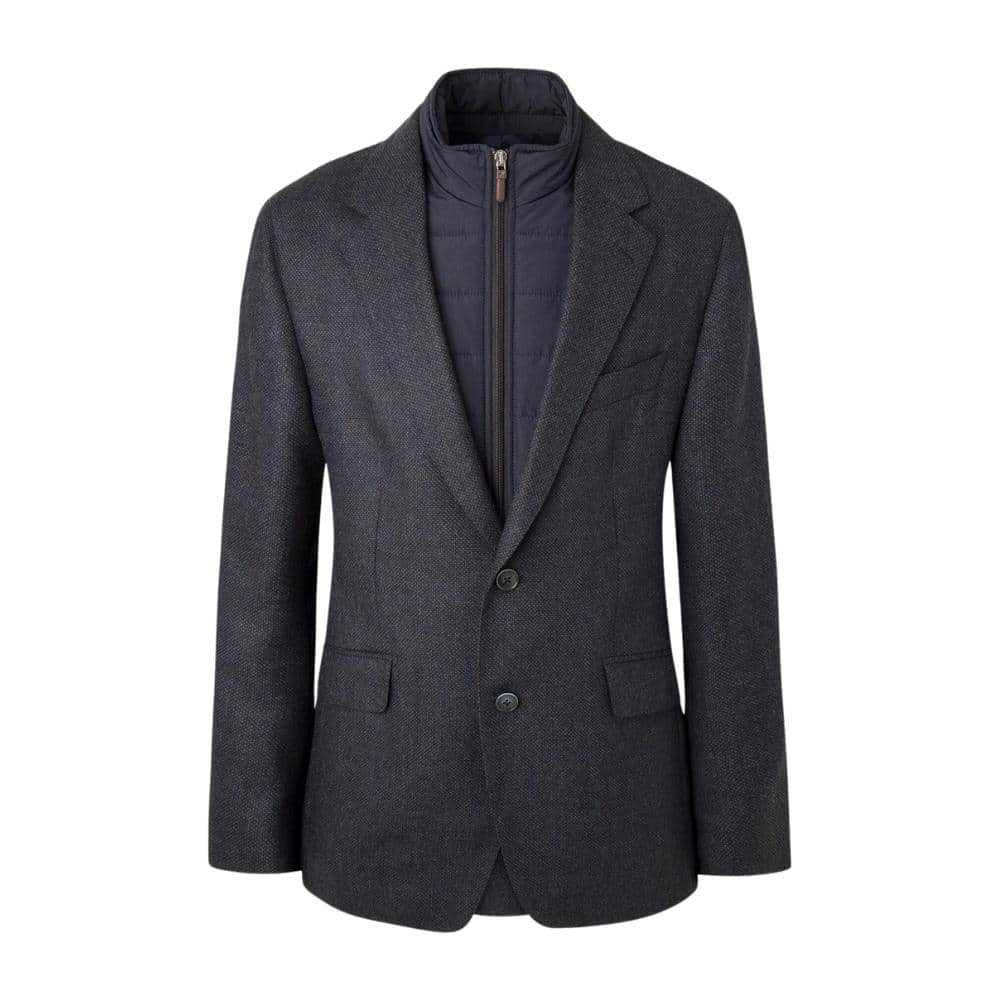 Hackett Pick Pick Detachable Insert Navy Jacket