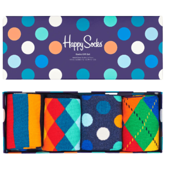 Happy Sock Multi colour gift set