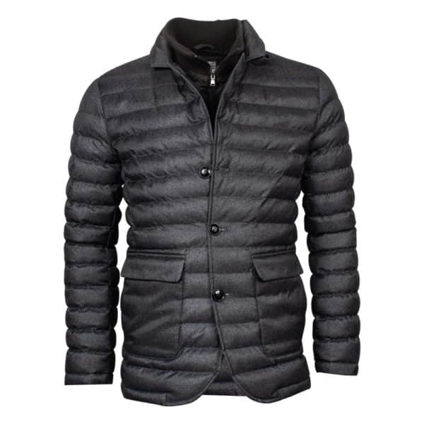 Thomas Maine Padded Grey Blazer Jacket