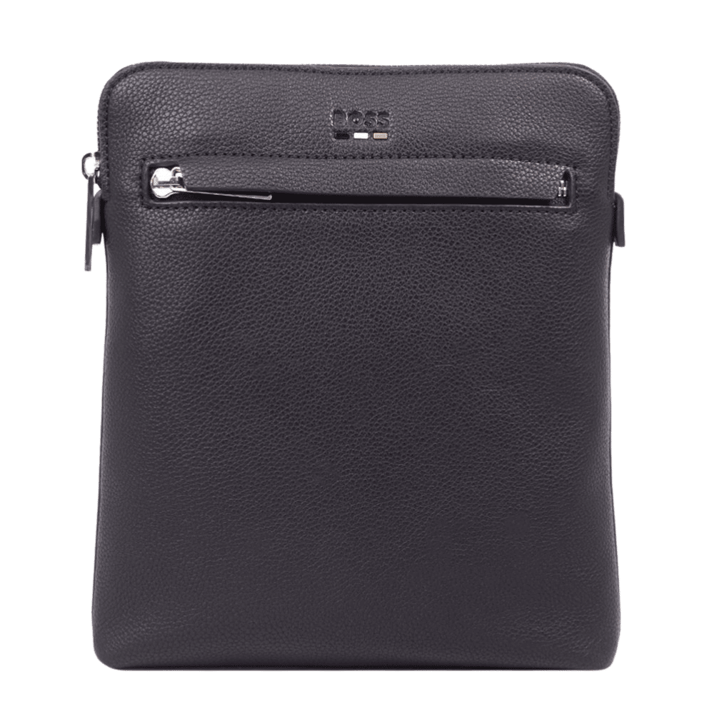 BOSS Ray S zip messenger black front