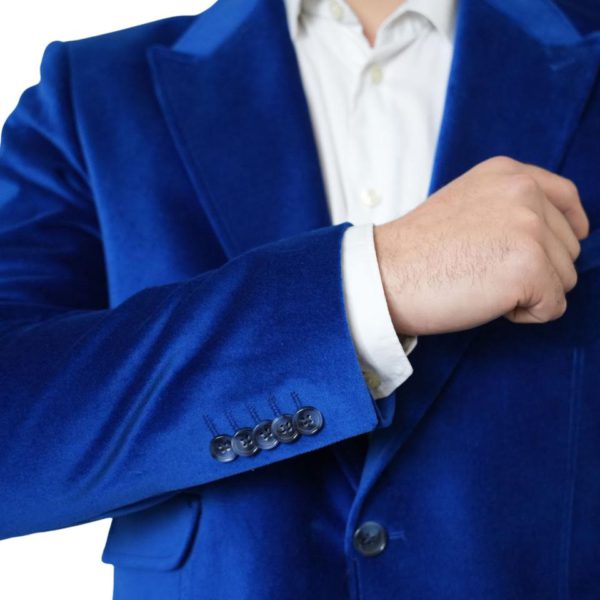 Claudio Lugli Velvet Cobalt Blue Jacket 3