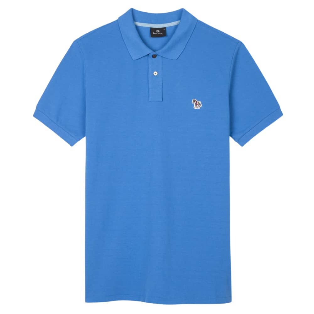 PS Cornflower Blue Polo Front