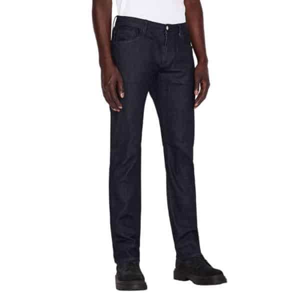 Armani Exchange Slim Fit Dark Blue Indigo Jeans 3