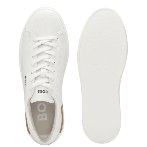 mens boss white trainers