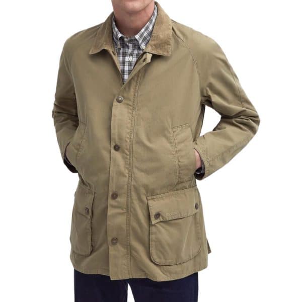 Barbour Ashby Olive Casual Close