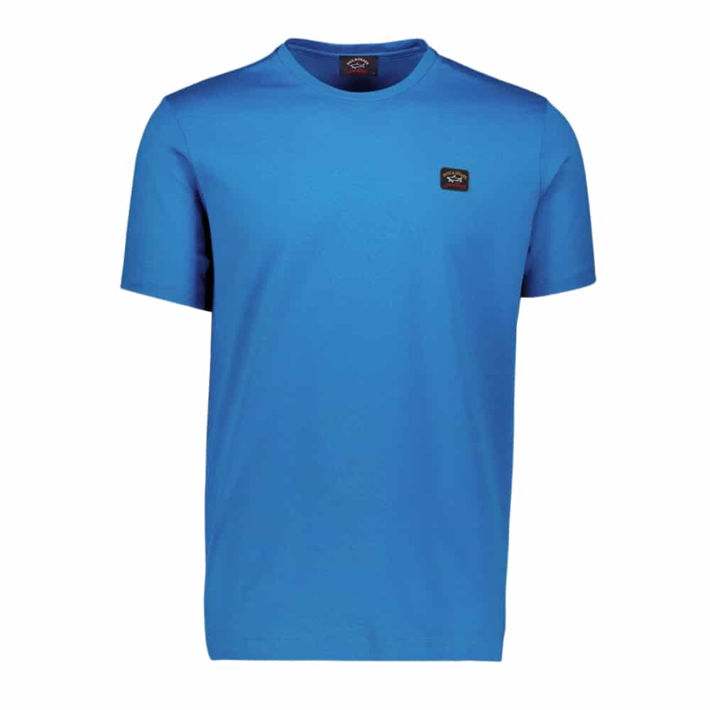 Paul Shark Organic Cotton Ocean Blue T Shirt