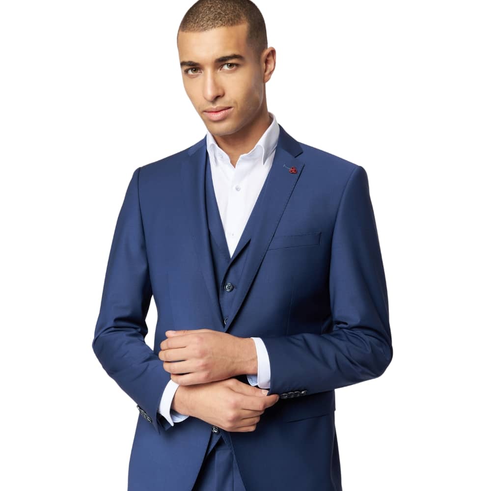 Roy Robson Shark Royal Blue Slim Fit Suit | Menswear Online