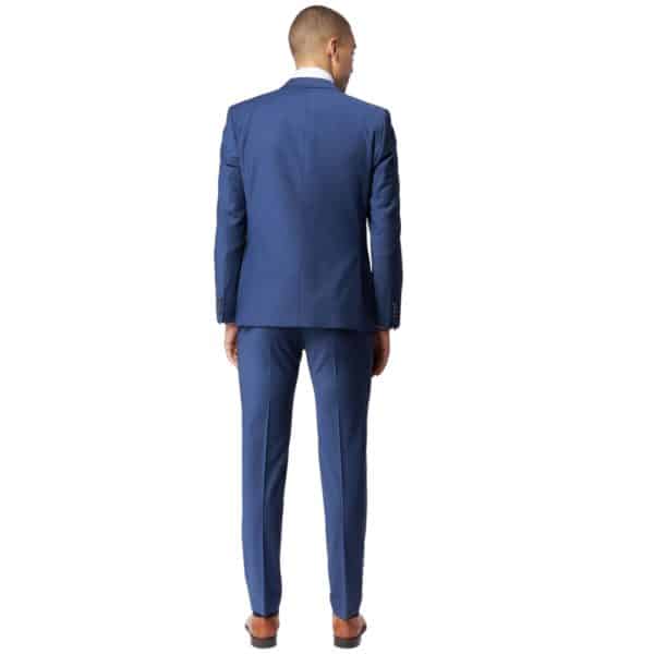 Roy Robson Shark Skin Royal Blue Slim Fit Suit 4
