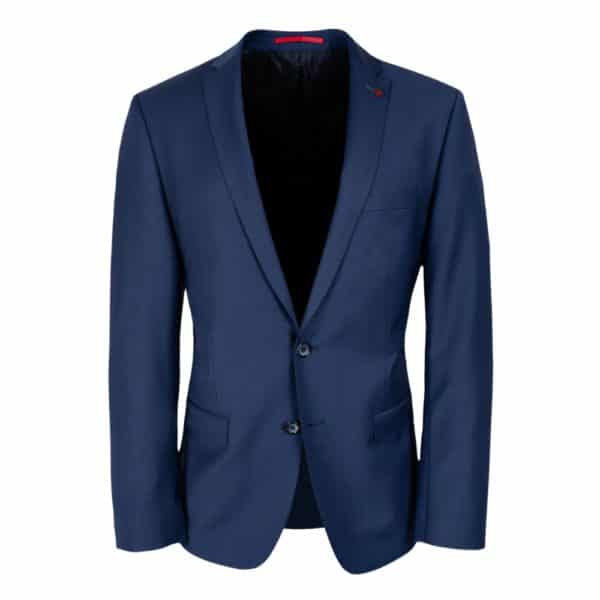 Roy Robson Shark Skin Royal Blue Slim Fit Suit
