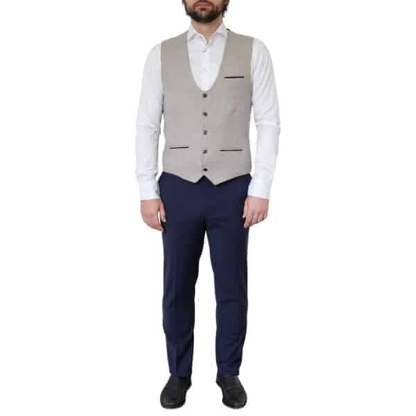Benetti Peter Tailored Fit Ink Trousers 1