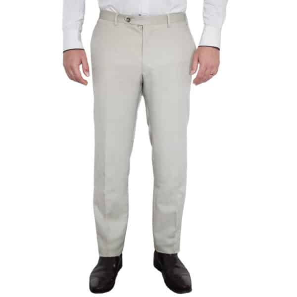 CANALI EXCLUSIVE SILK AND LINEN BEIGE SUIT