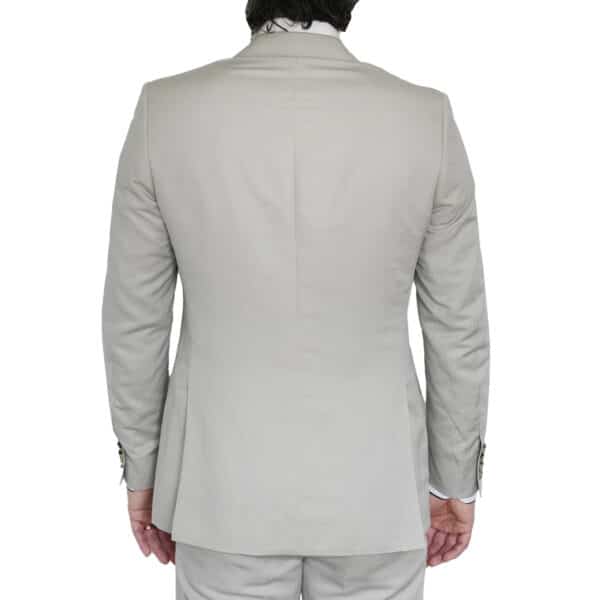 CANALI EXCLUSIVE SILK AND LINEN BEIGE SUIT 7