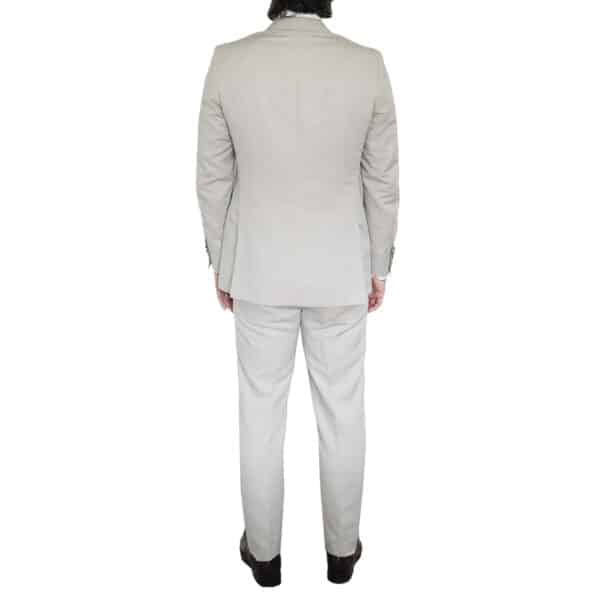 CANALI EXCLUSIVE SILK AND LINEN BEIGE SUIT 8