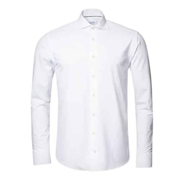 Eton Four Way Stretch Slim Fit White Shirt