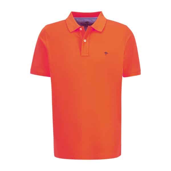 Fynch Hatton Cotton Tangerine Polo Shirt