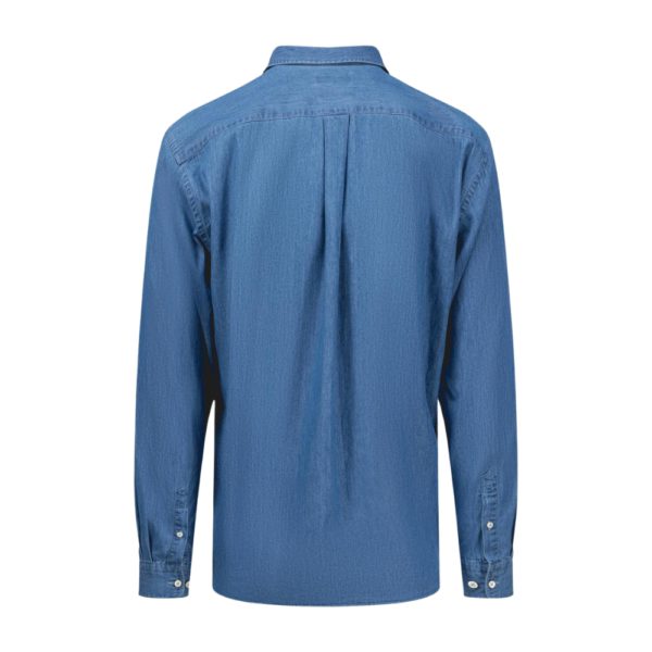 Fynch Hatton Soft Denim Cotton Blue Shirt 2