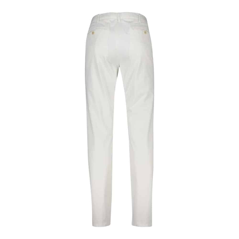 Meyer Rio White Chino Trousers 2