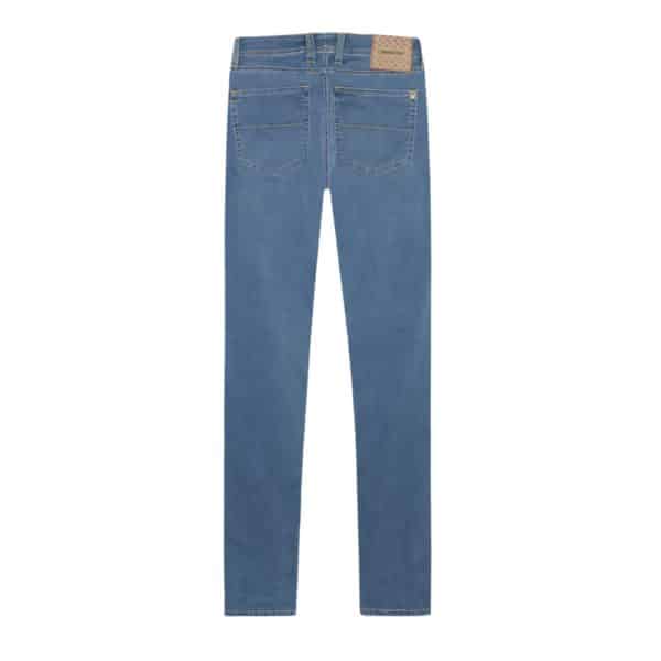 Tramarossa Leonardo Zip SS Yellow Coloured Stitch Stone Blue Jeans 2