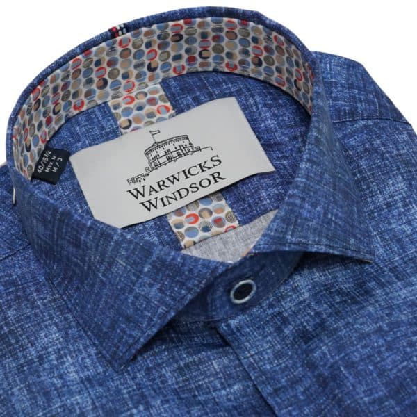 Warwicks shirt denim style collar
