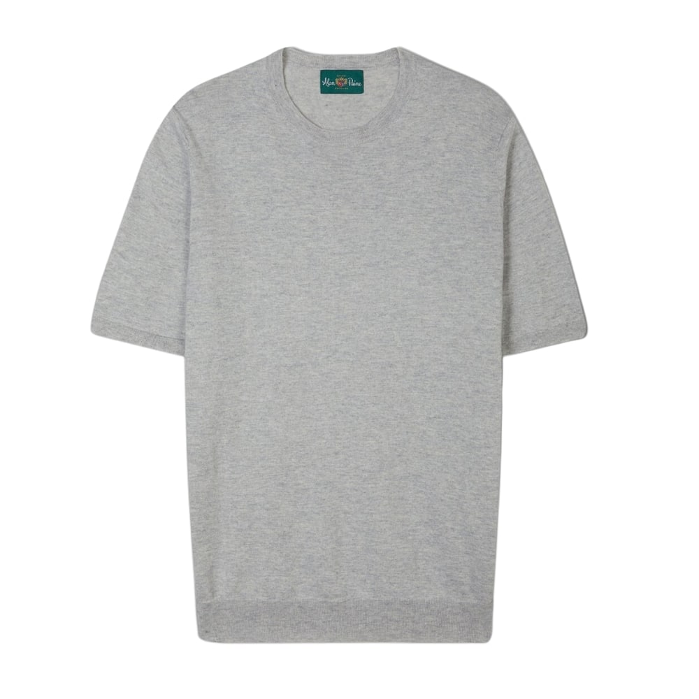 Alan Paine Rotherby Luxury Cotton Grey T Shirt
