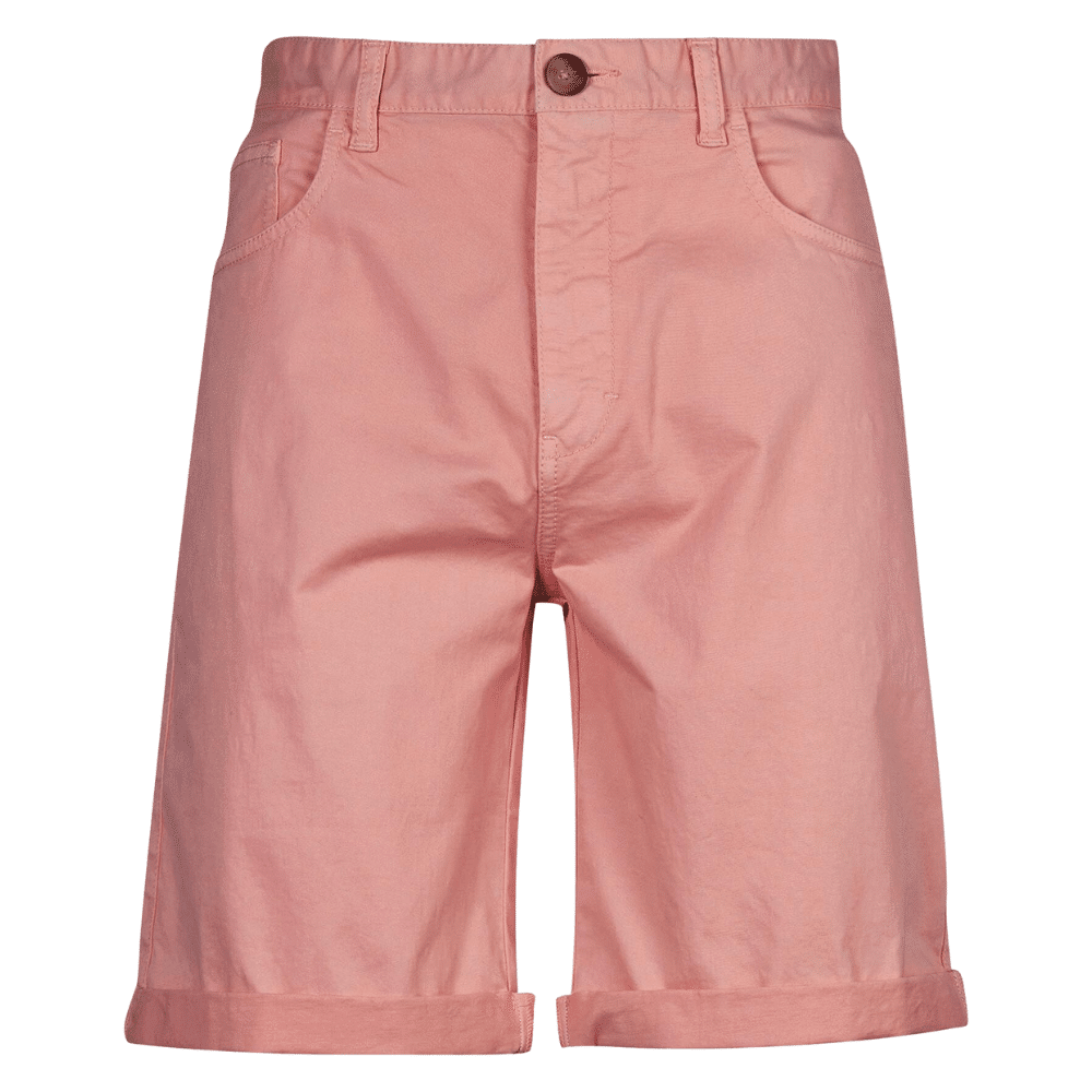 Barbour Washed Pink Salt Shorts Front