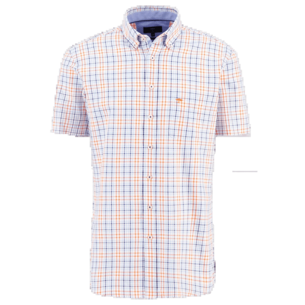 Fynch Hatton SS Shirt Lilac Front
