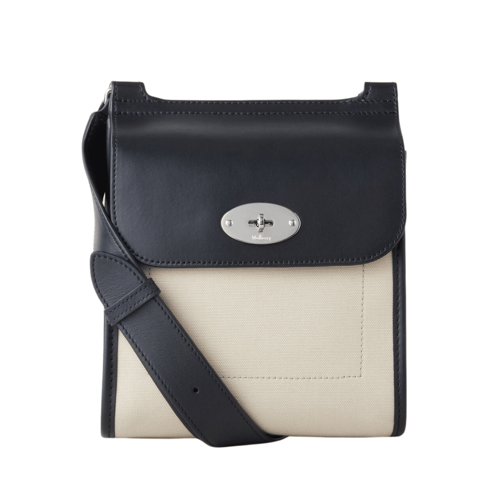 Mulberry Small Antony Chalk Natural Cotton Canvas | Menswear Online