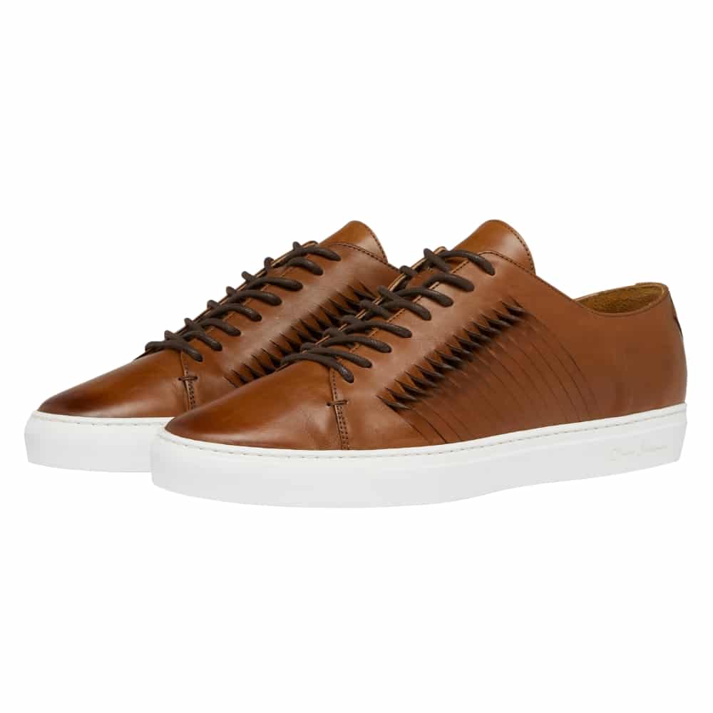 Oliver Sweeney Mozzalago Tan Cupsole Trainers