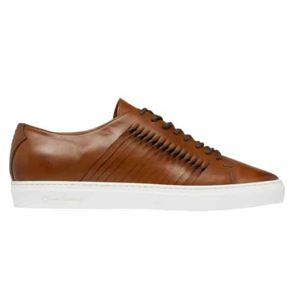 Oliver Sweeney Mozzalago Tan Cupsole Trainers 4
