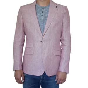 Torre Uomo Milan Pink Linen Jacket 1