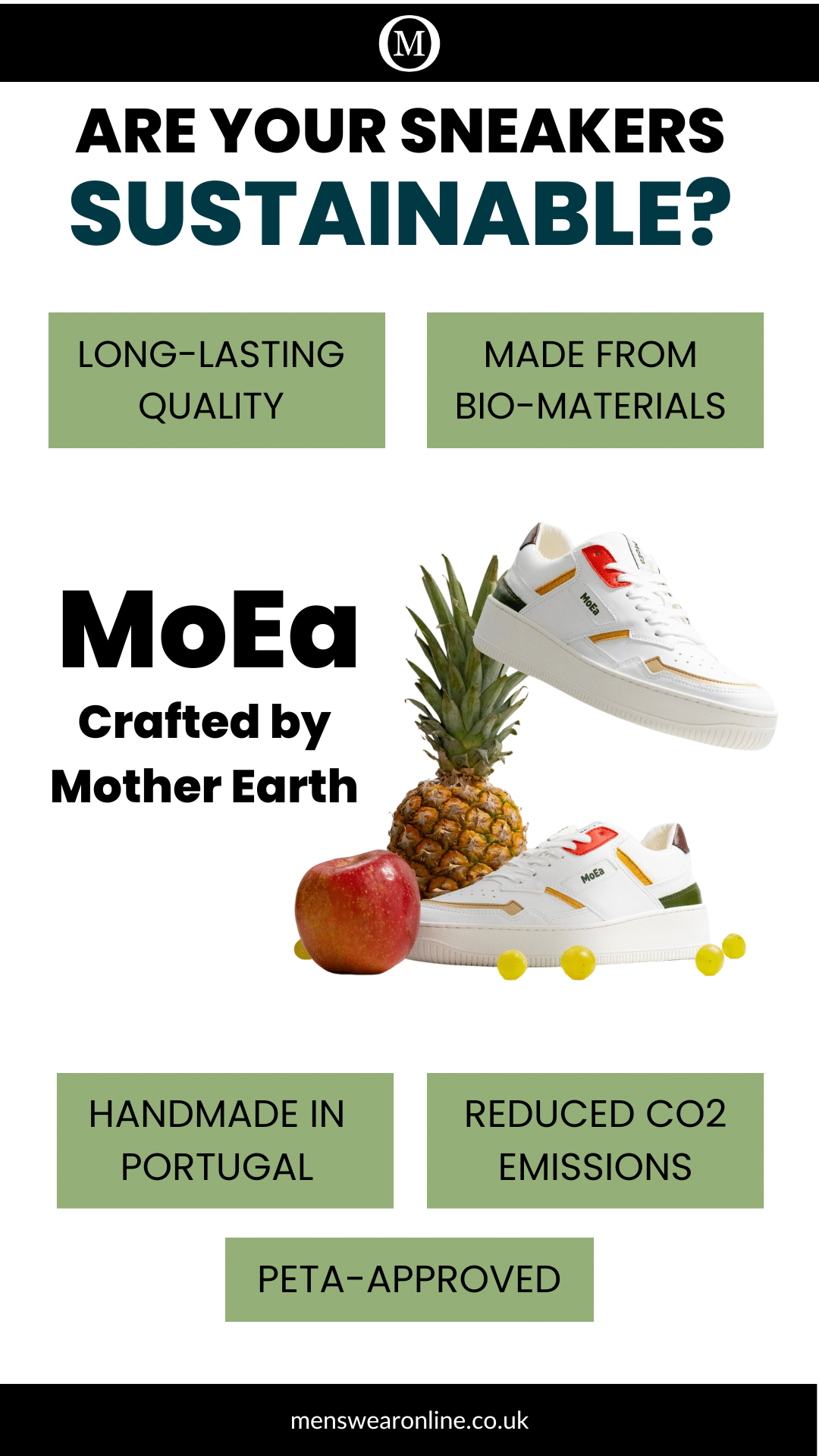 MoEa: Sustainable Vegan Sneakers Made From Fruits And Plants