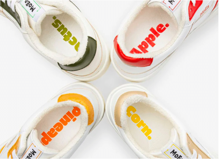 trainers made from fruit moea