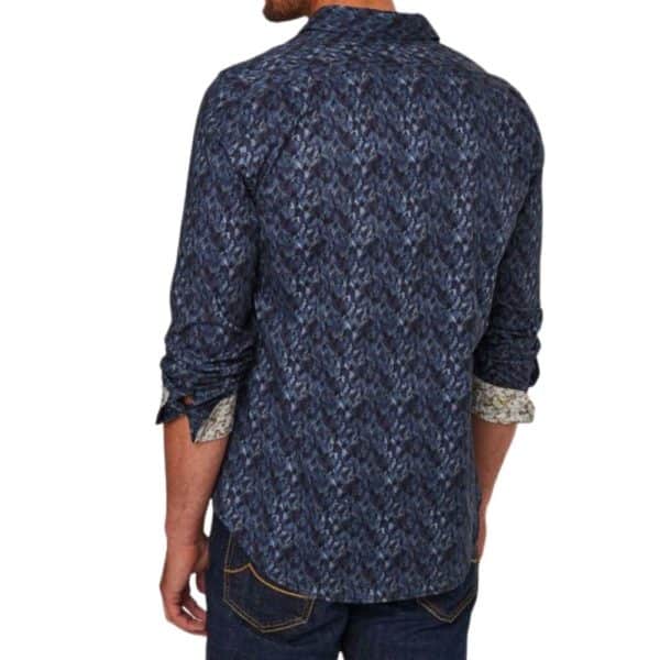 Paul Smith Blue pattern shirt rear