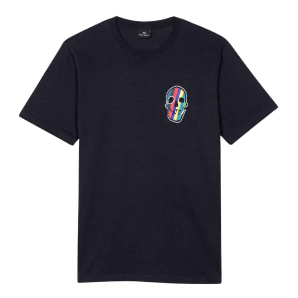 Paul Smith Skull T Shirt navy front