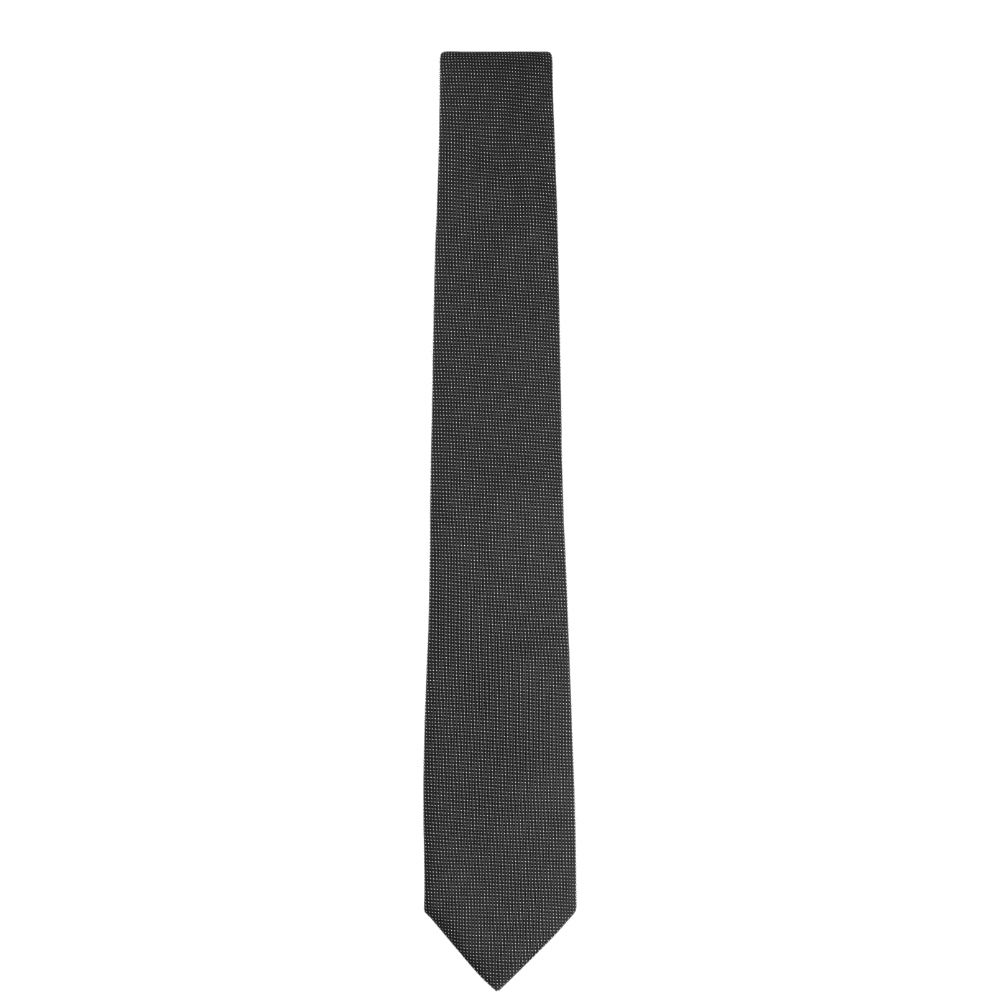 BOSS H Tie 001 Black Tie front