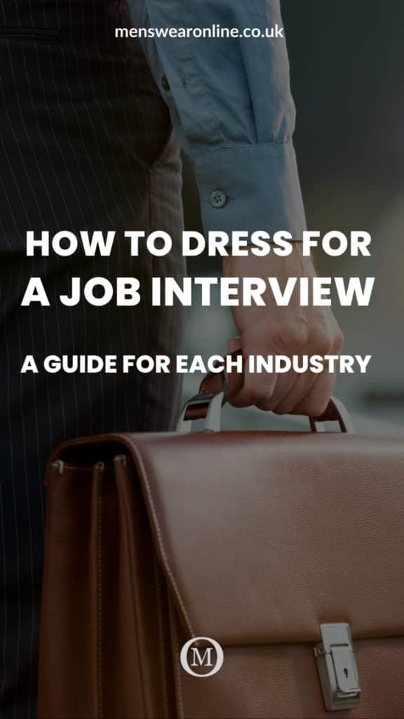 how to dress for a job interview by industry