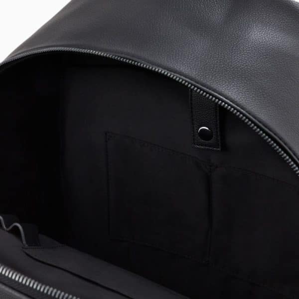 Armani Exchange Semi Rigid External Pocket Black Backpack 4