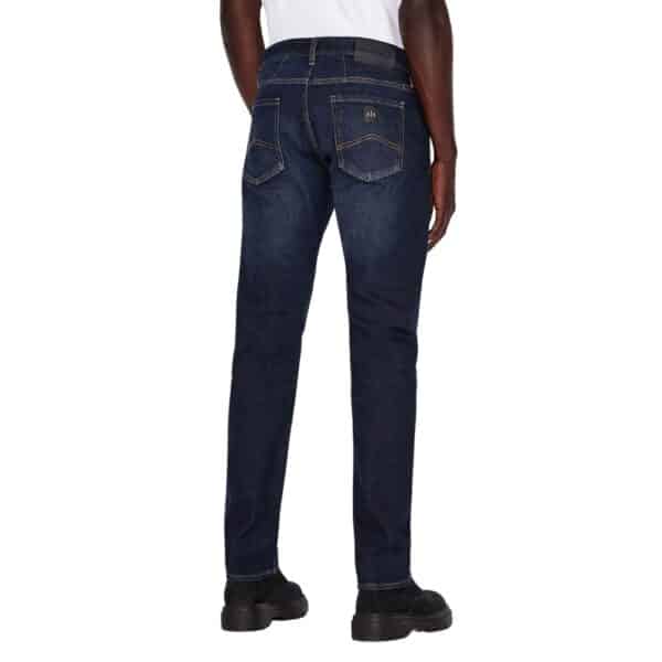 Armani Exchange Slim Fit Dark Indigo Denim Jeans 3