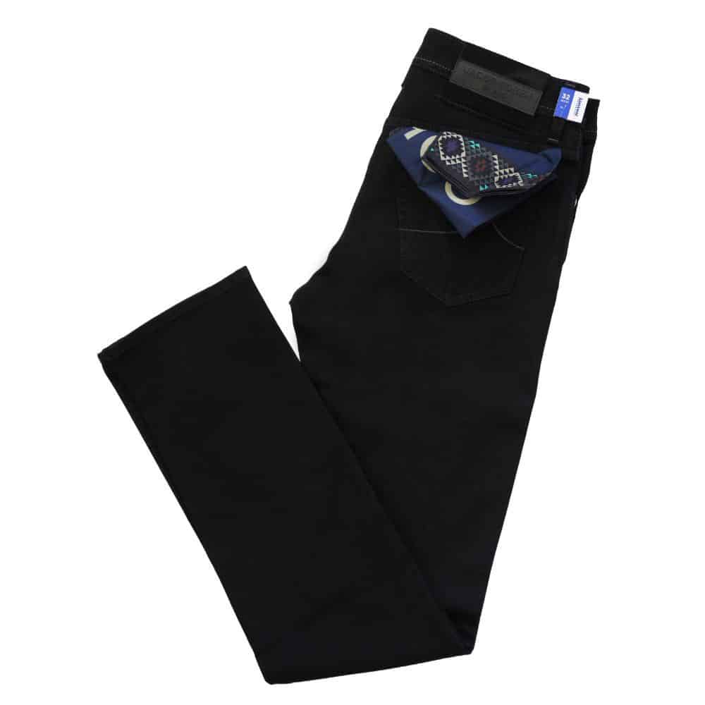 Jacob Cohen Bard Milano Badge Solid Black Jeans 1