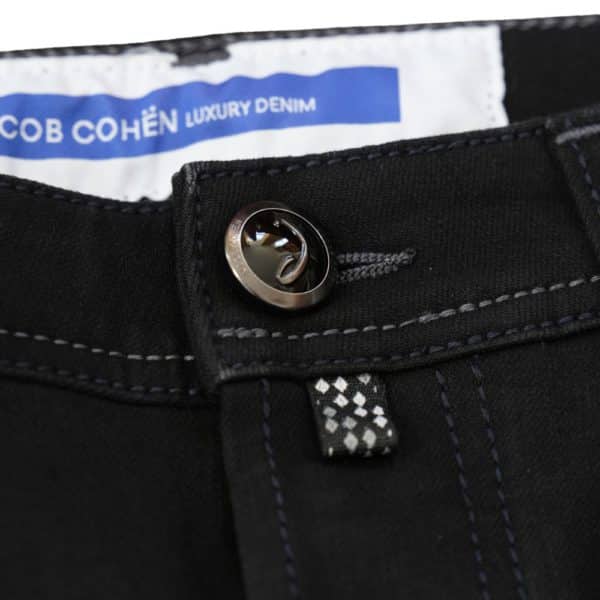 Jacob Cohen Bard Milano Badge Solid Black Jeans 2