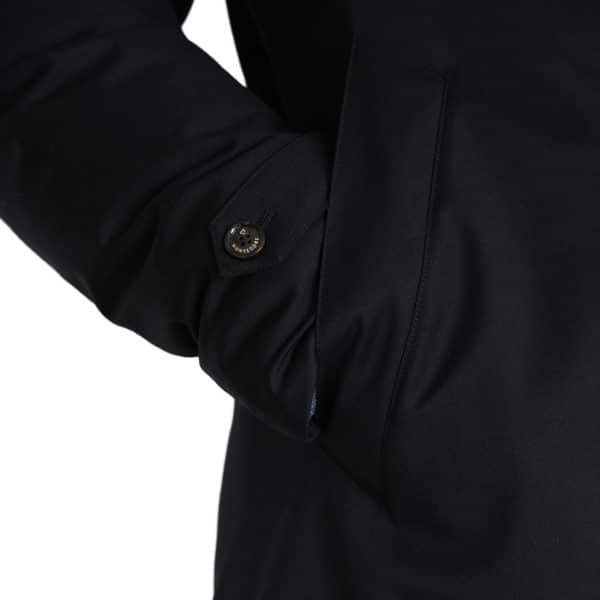 Montecore Tech Bi Stretch Fabric Black Raincoat 2