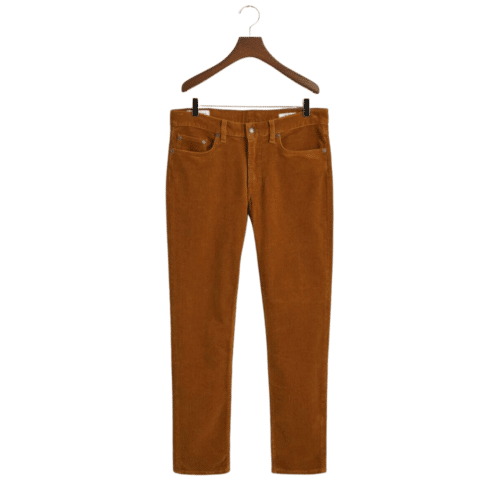 Woody Brown Pant style Straight Georgette main image 0