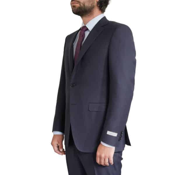 Canali Impeccable Wool Slim Fit Midnight Blue Suit 2