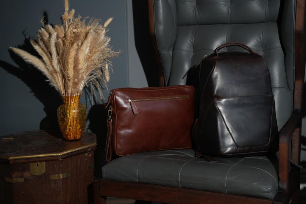 Warwicks dark brown backpack