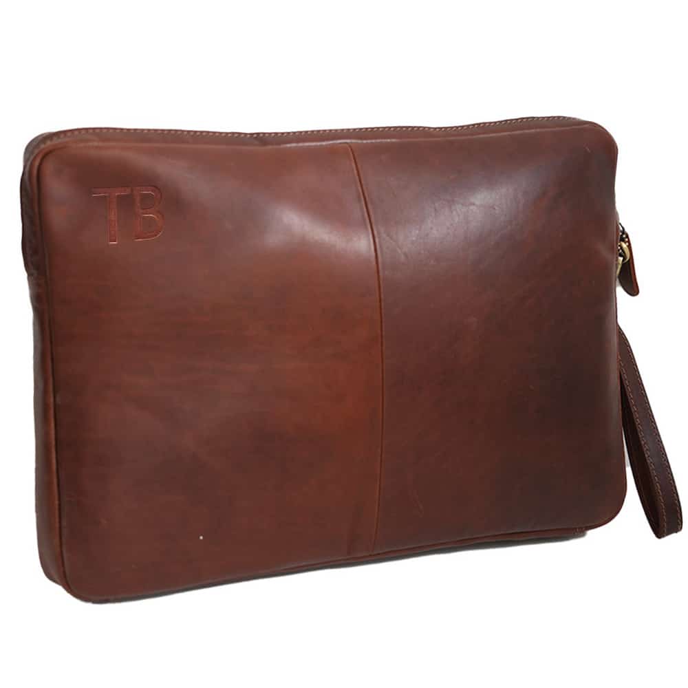 Warwicks light brown laptop bag