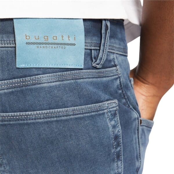 Bugatti Handcraft Stretch Stone Wash Blue Jeans 2